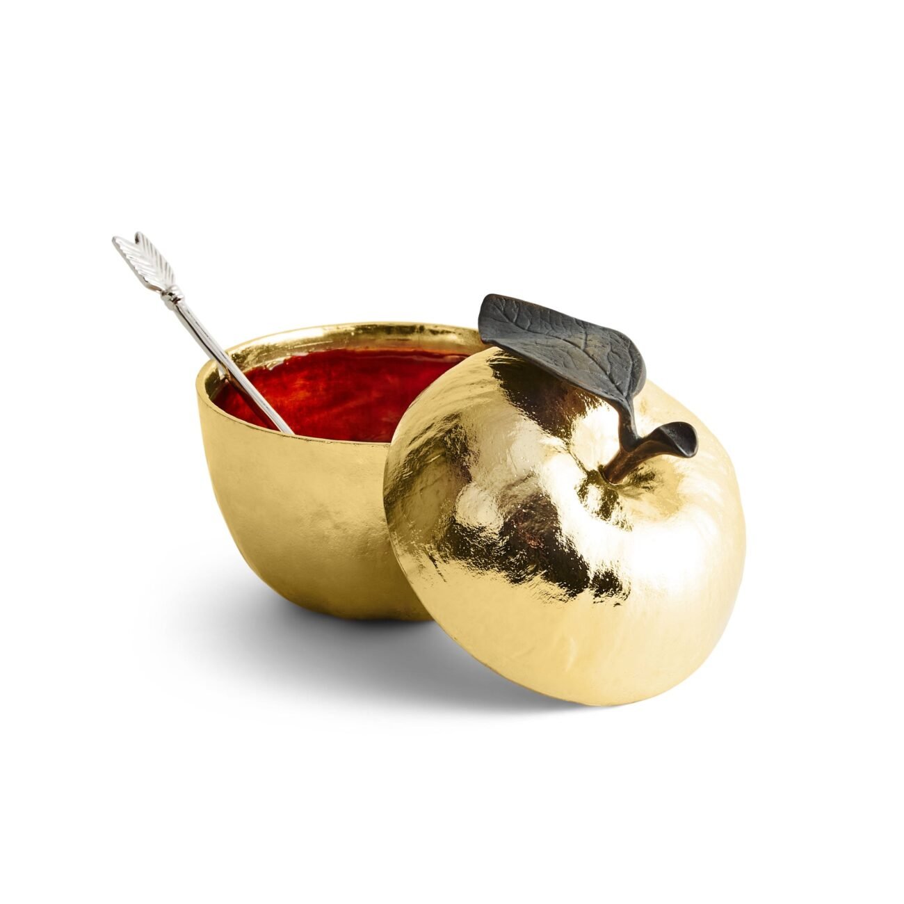 Apple Honey Pot with  Spoon - Image 3