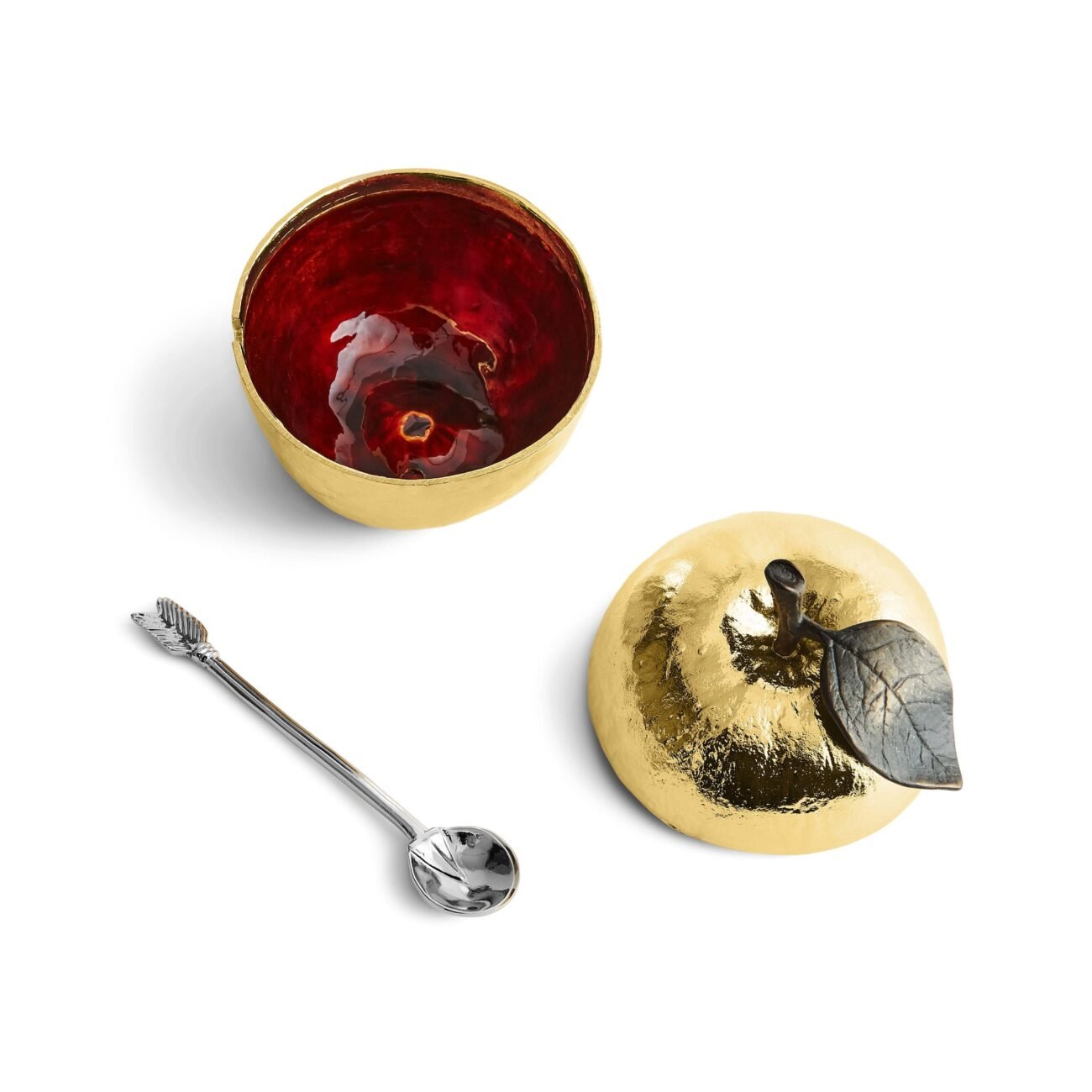 Apple Honey Pot with  Spoon - Image 4