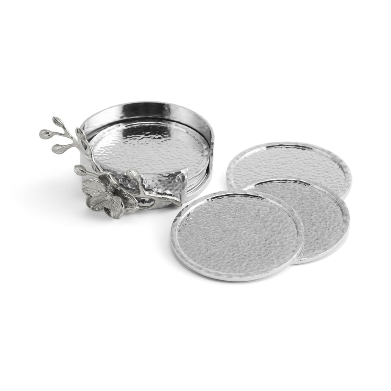 White Orchid Drink Coaster Set of 6 - Image 4