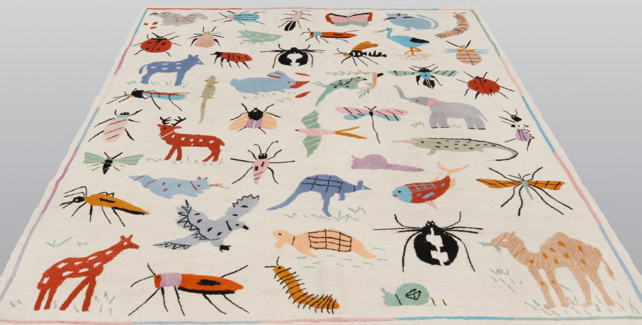 Embroided Flat Weave - Image 2