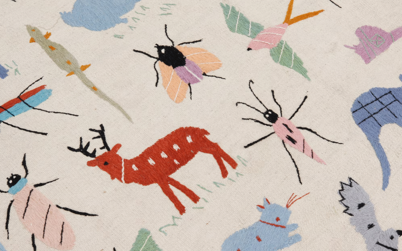 Embroided Flat Weave - Image 3