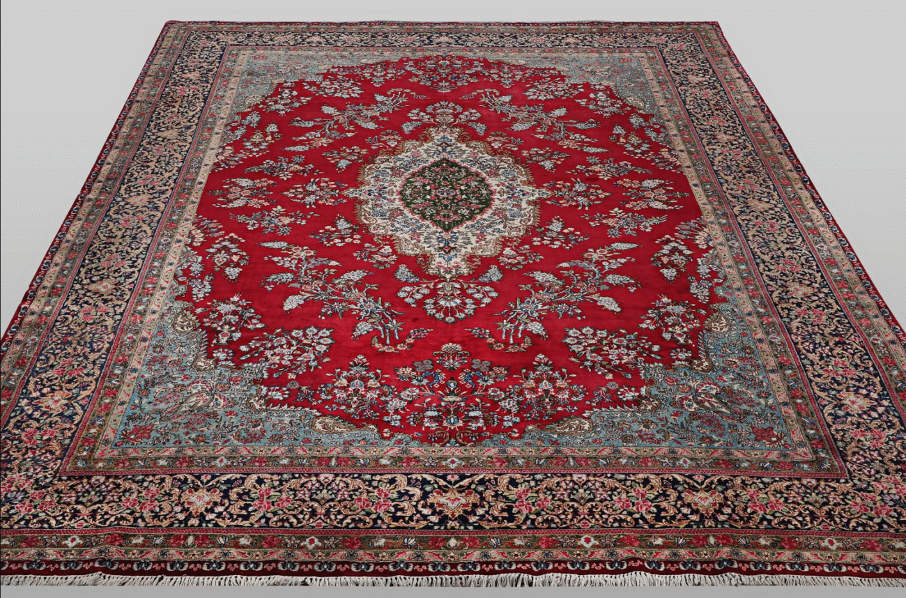 A signed Kashan carpet - Image 2