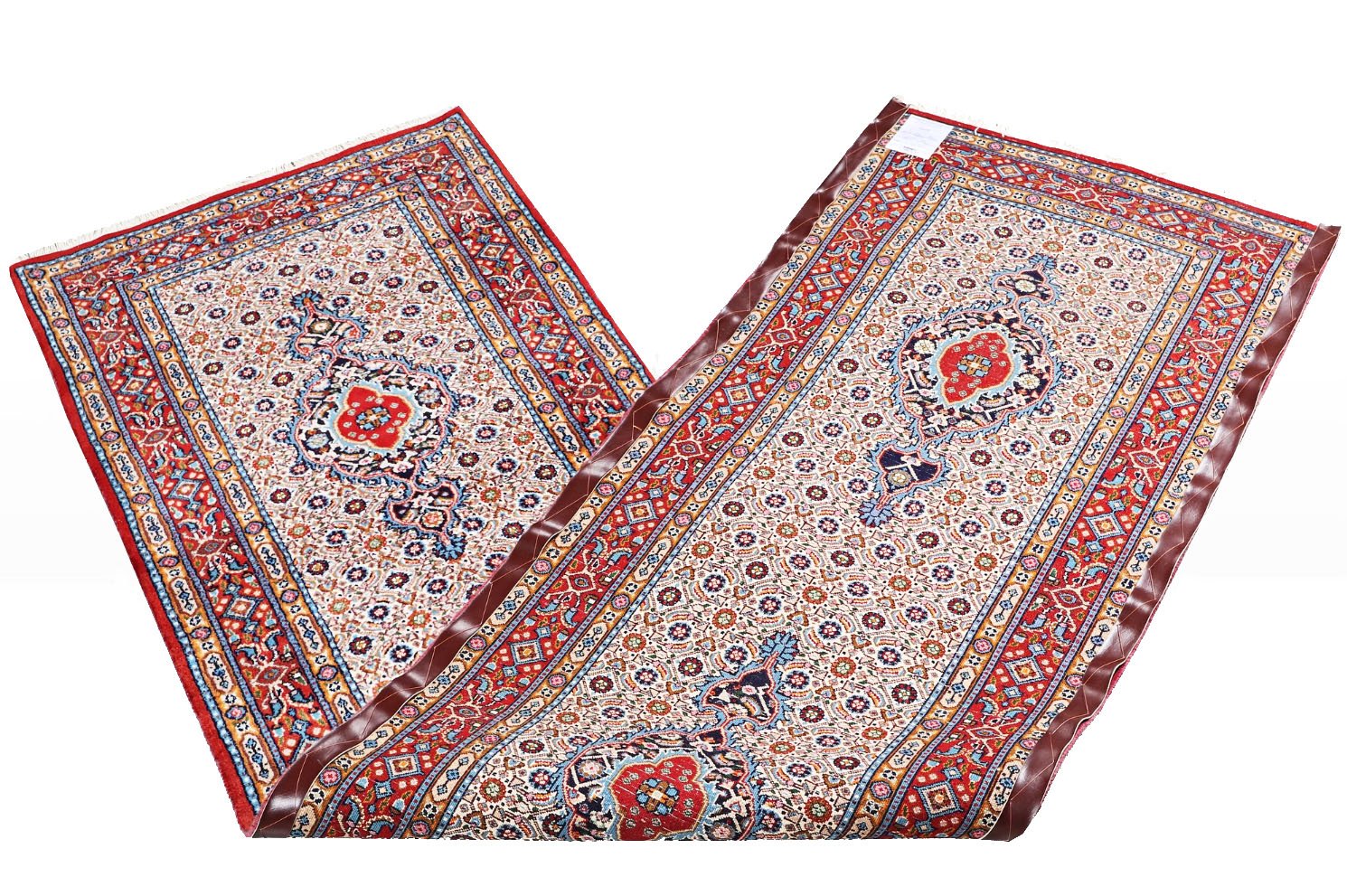 A Runner Carpet, Moud, Part Silk - Image 5