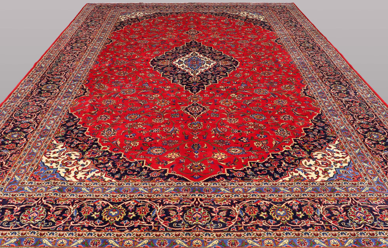 A signed Kashan carpet - Image 2
