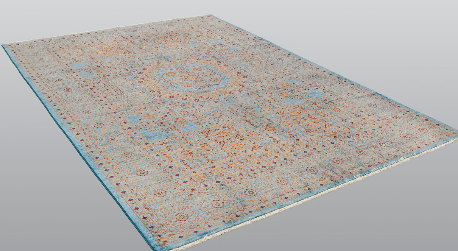 An oriental carpet with a Mamluk pattern, - Image 4