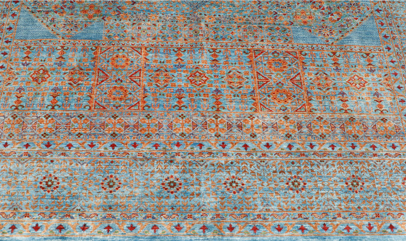 An oriental carpet with a Mamluk pattern, - Image 5