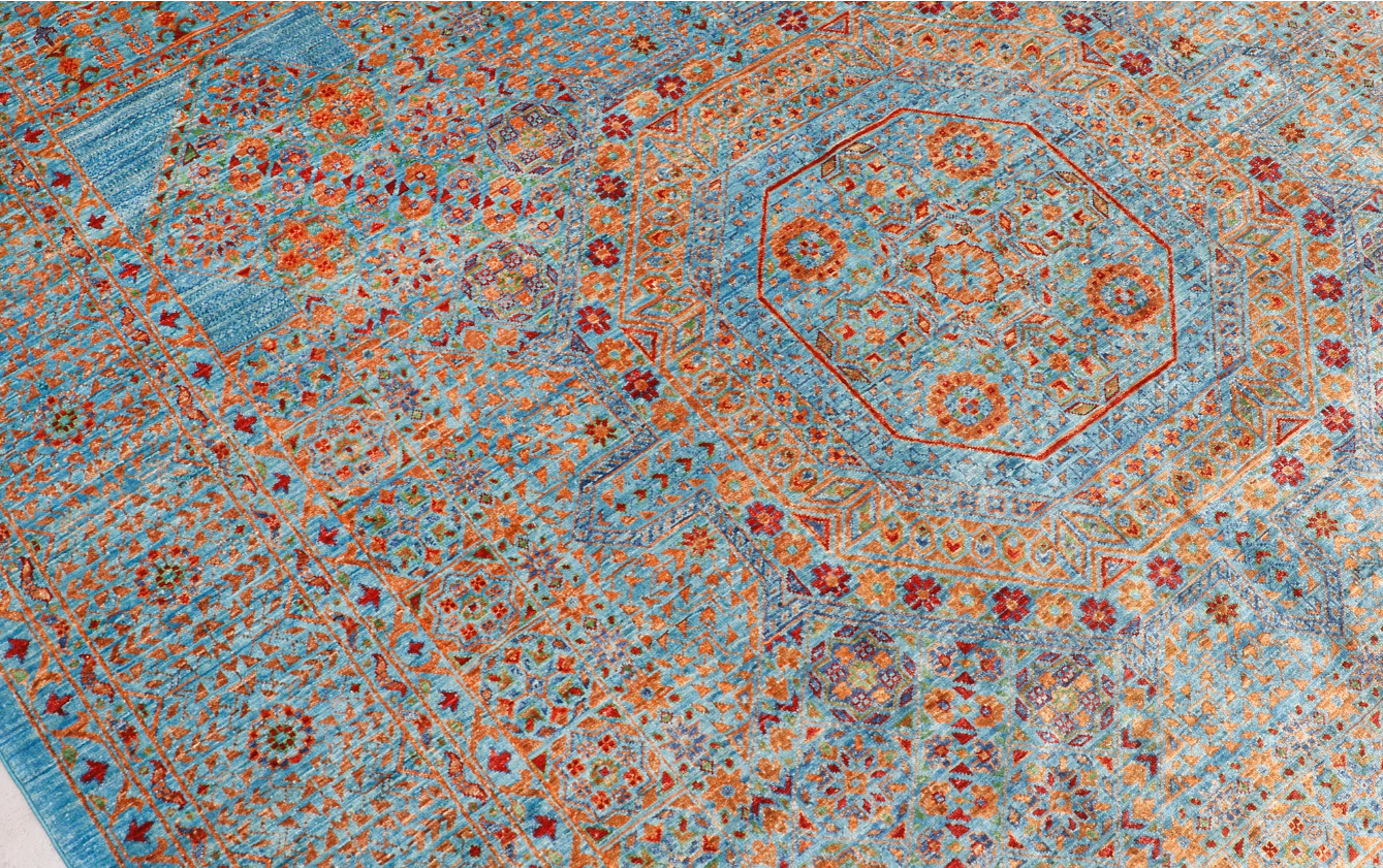 An oriental carpet with a Mamluk pattern, - Image 6
