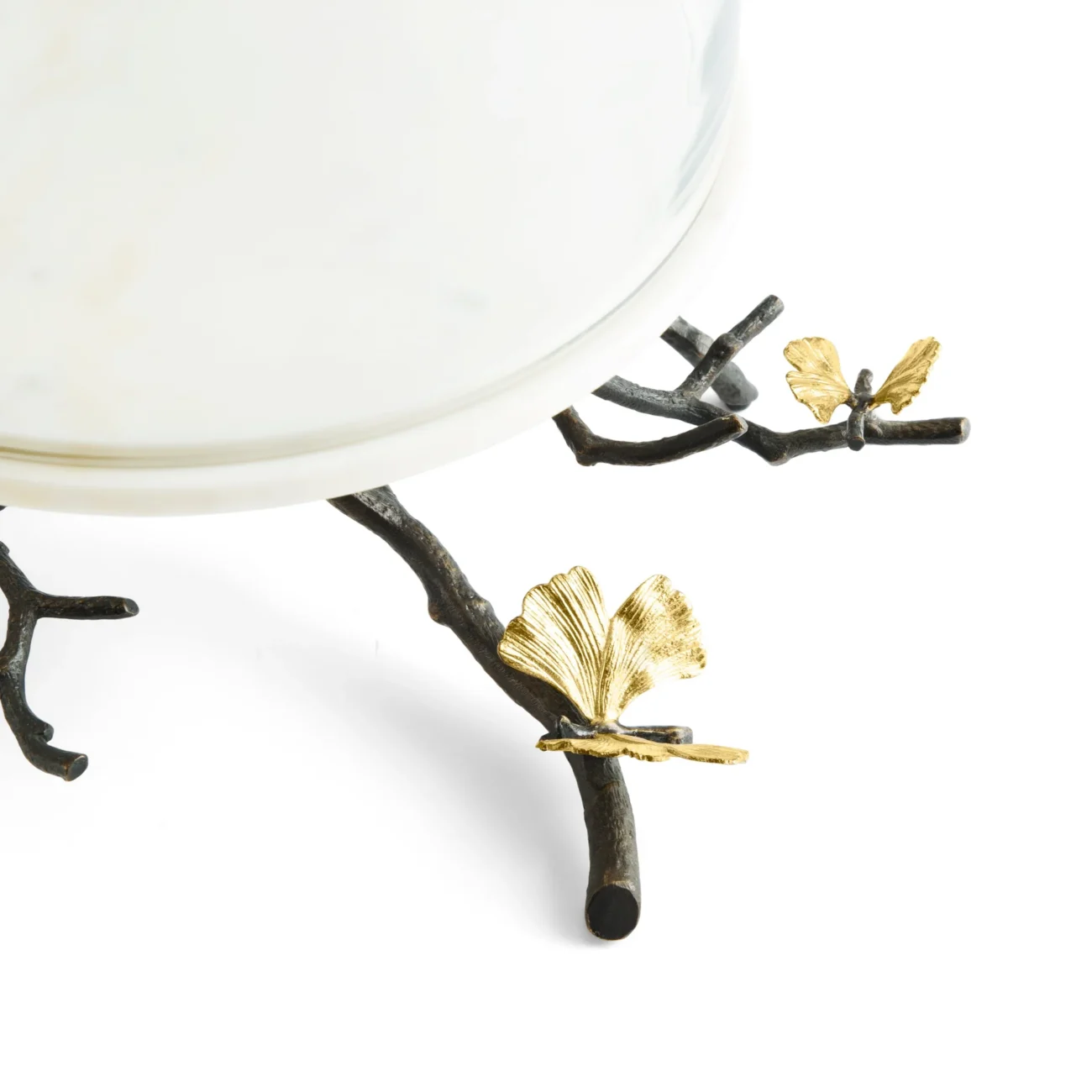 Butterfly Ginkgo Cake Stand with Dome - Image 5