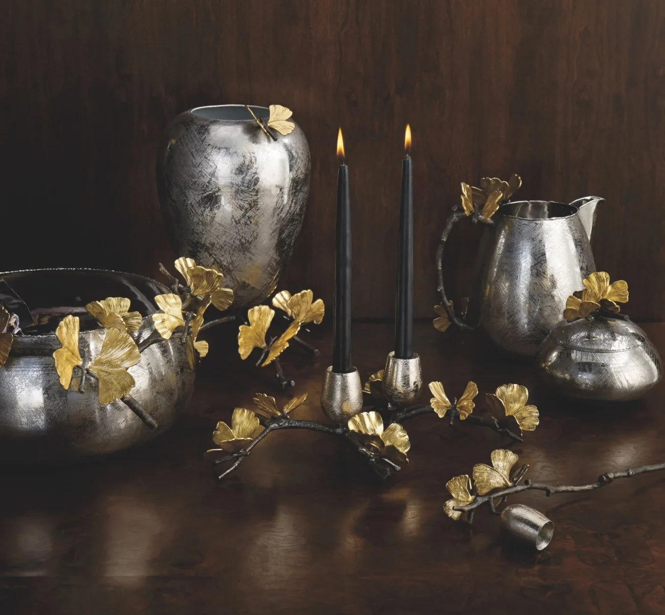 Butterfly Ginkgo Candleholders - Image 5