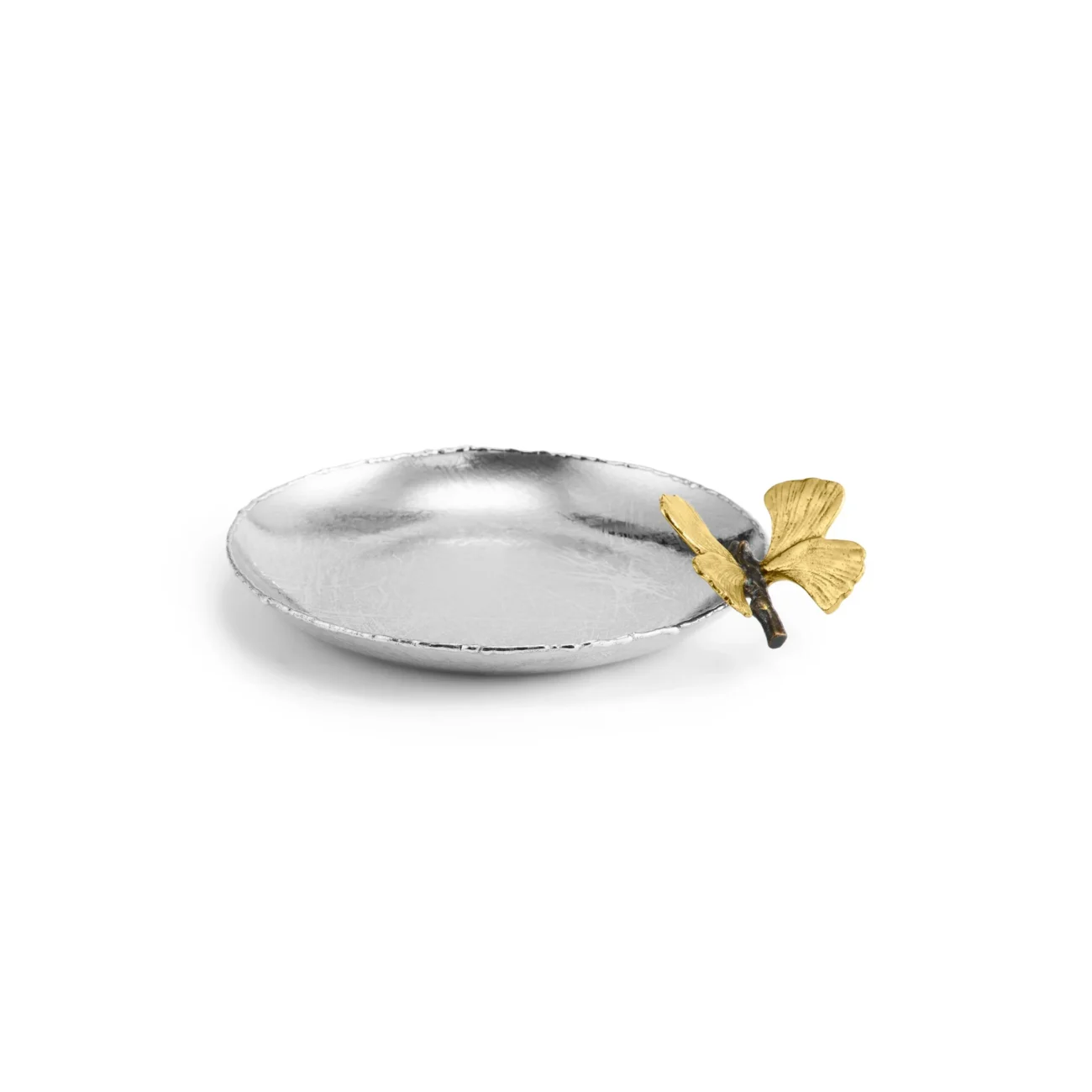Butterfly Ginkgo Round Trinket Tray - Image 6