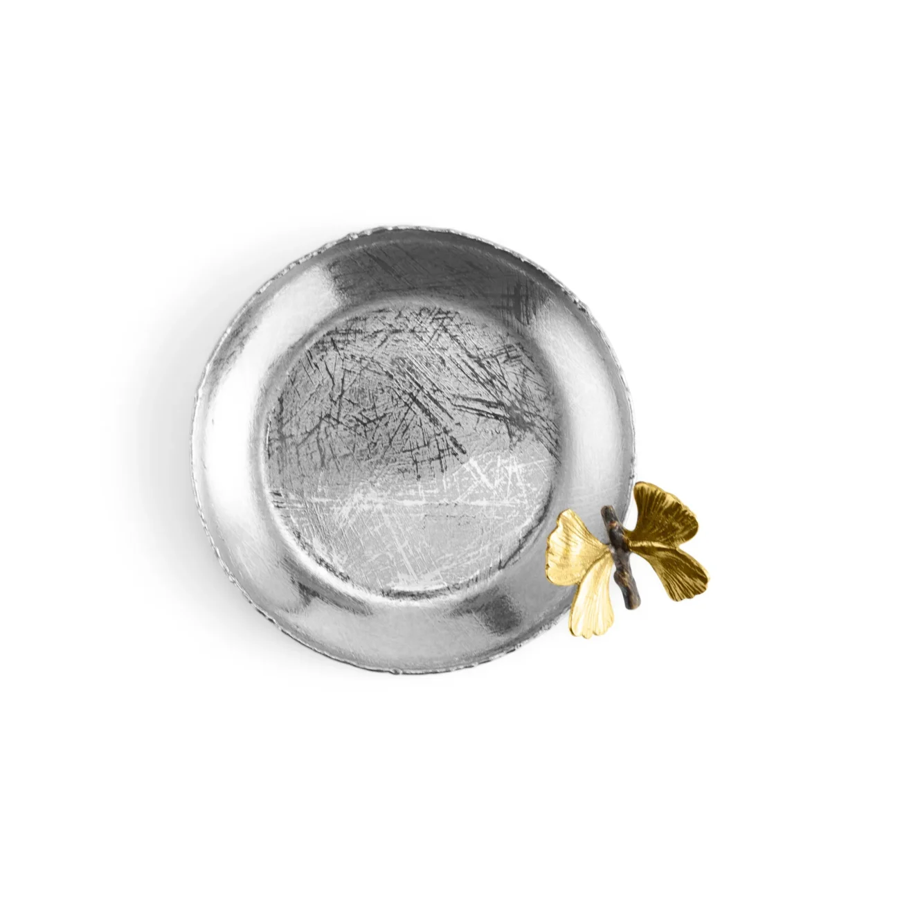 Butterfly Ginkgo Round Trinket Tray - Image 2