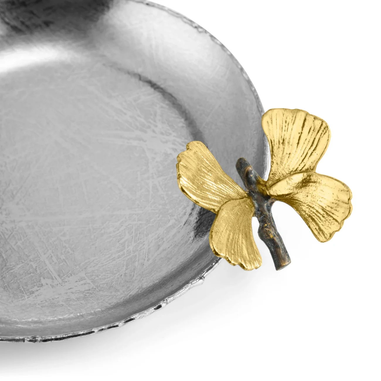 Butterfly Ginkgo Round Trinket Tray - Image 5