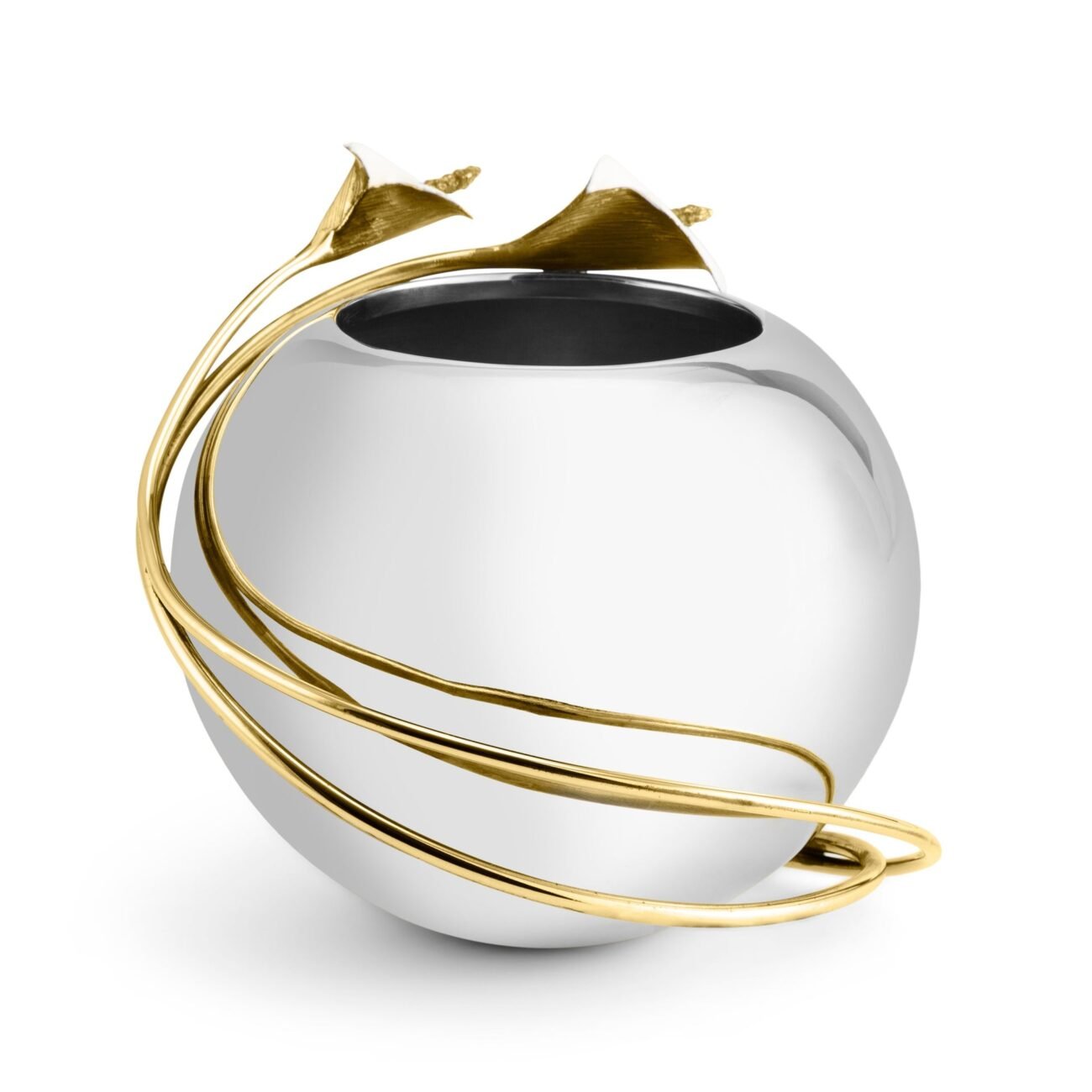 Calla Lily Rose Bowl Vase - Image 4