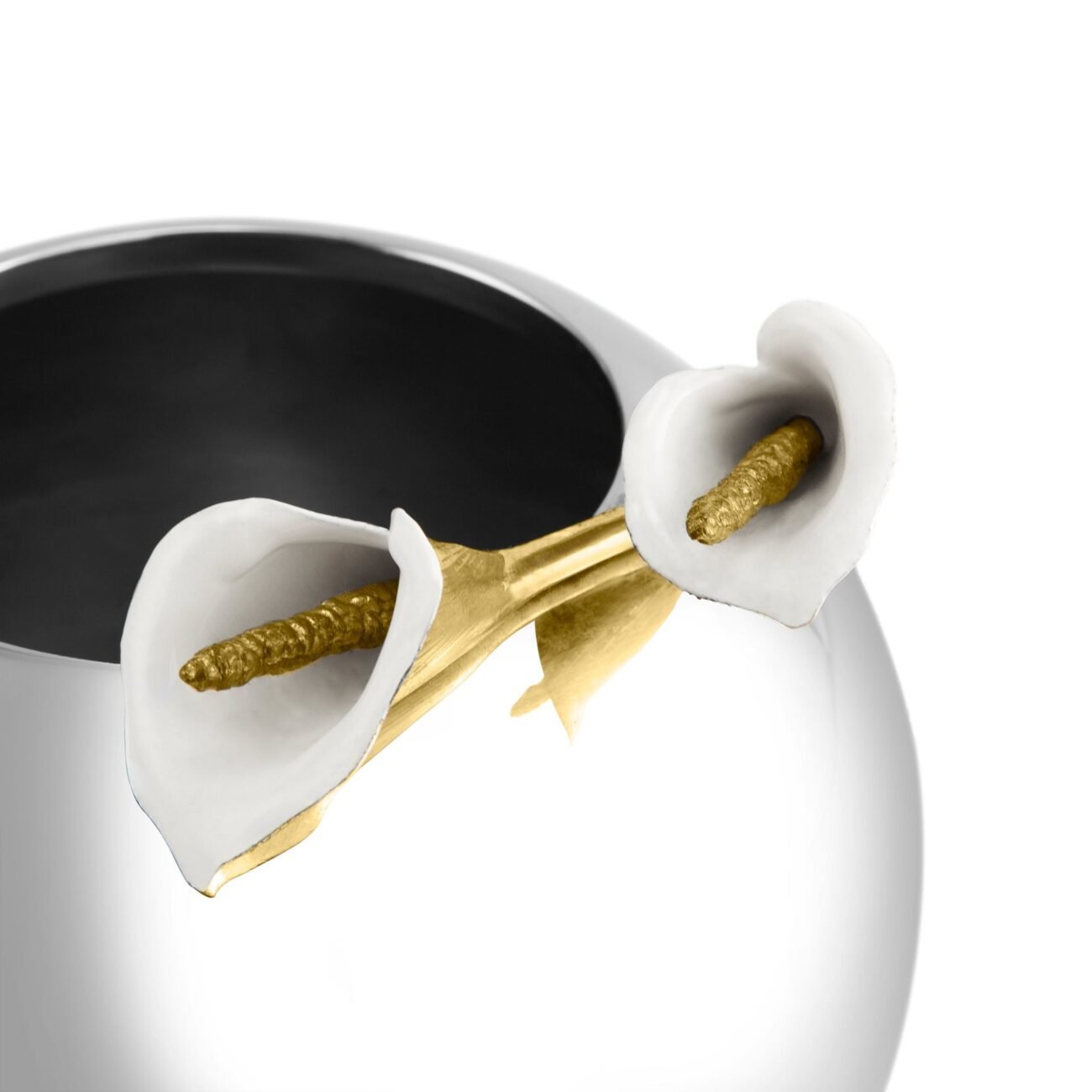 Calla Lily Rose Bowl Vase - Image 2