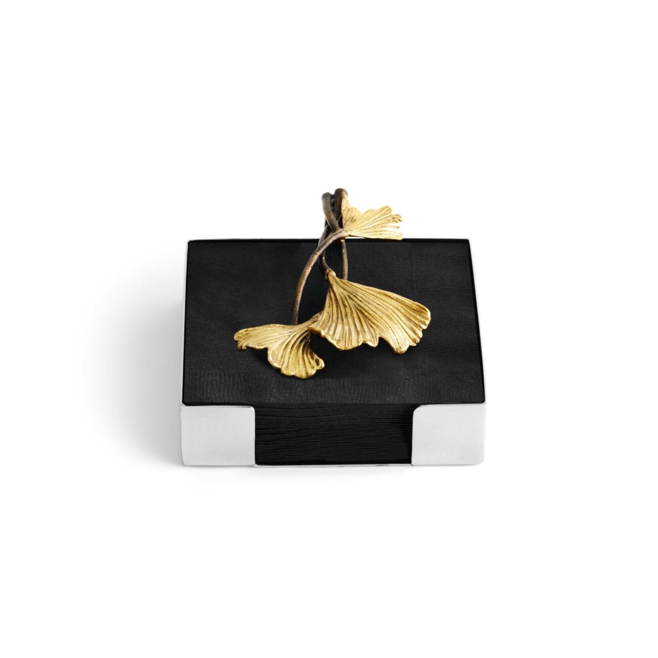 Golden Ginkgo Cocktail Napkin Holder - Image 5