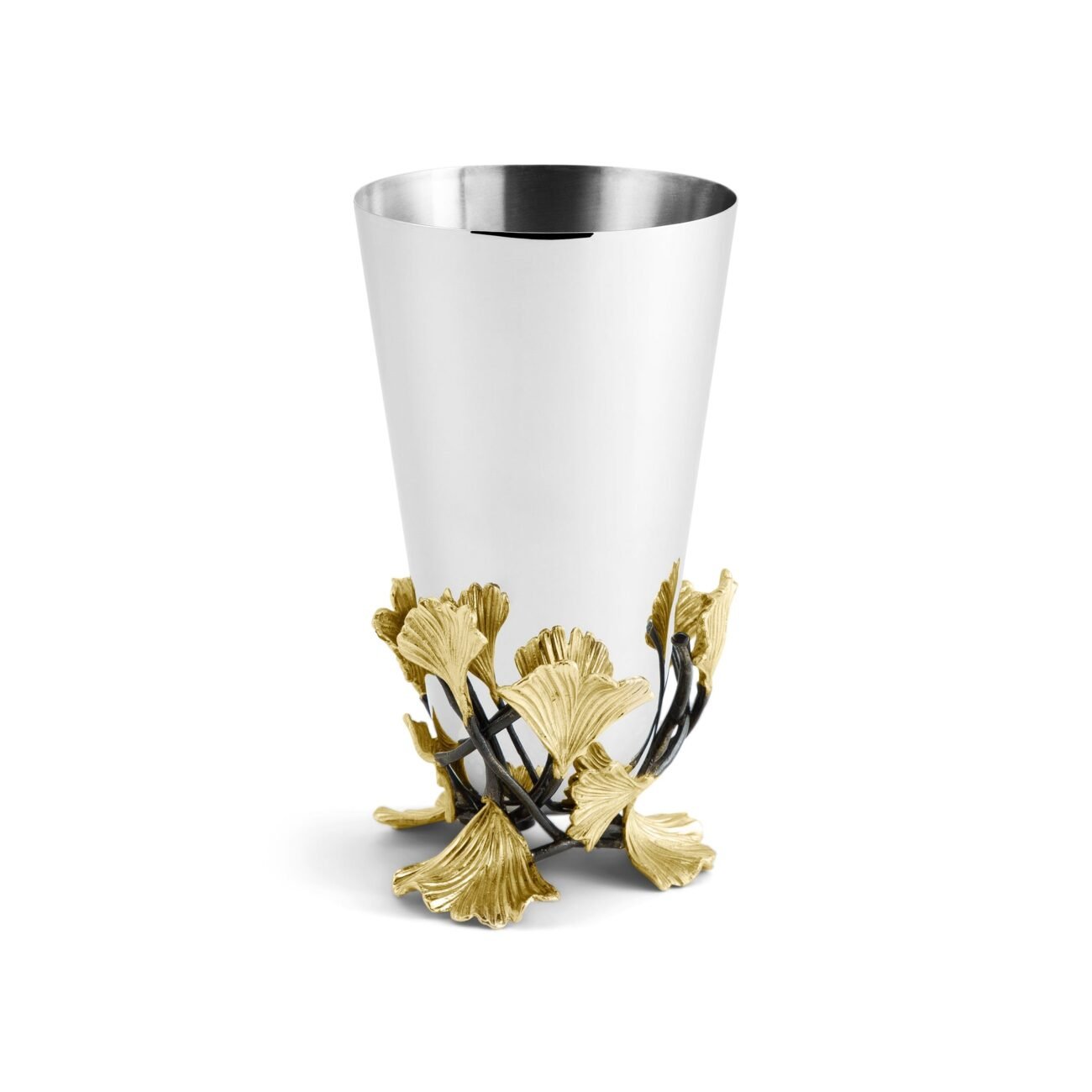 Golden Ginkgo Bud Vase - Image 2