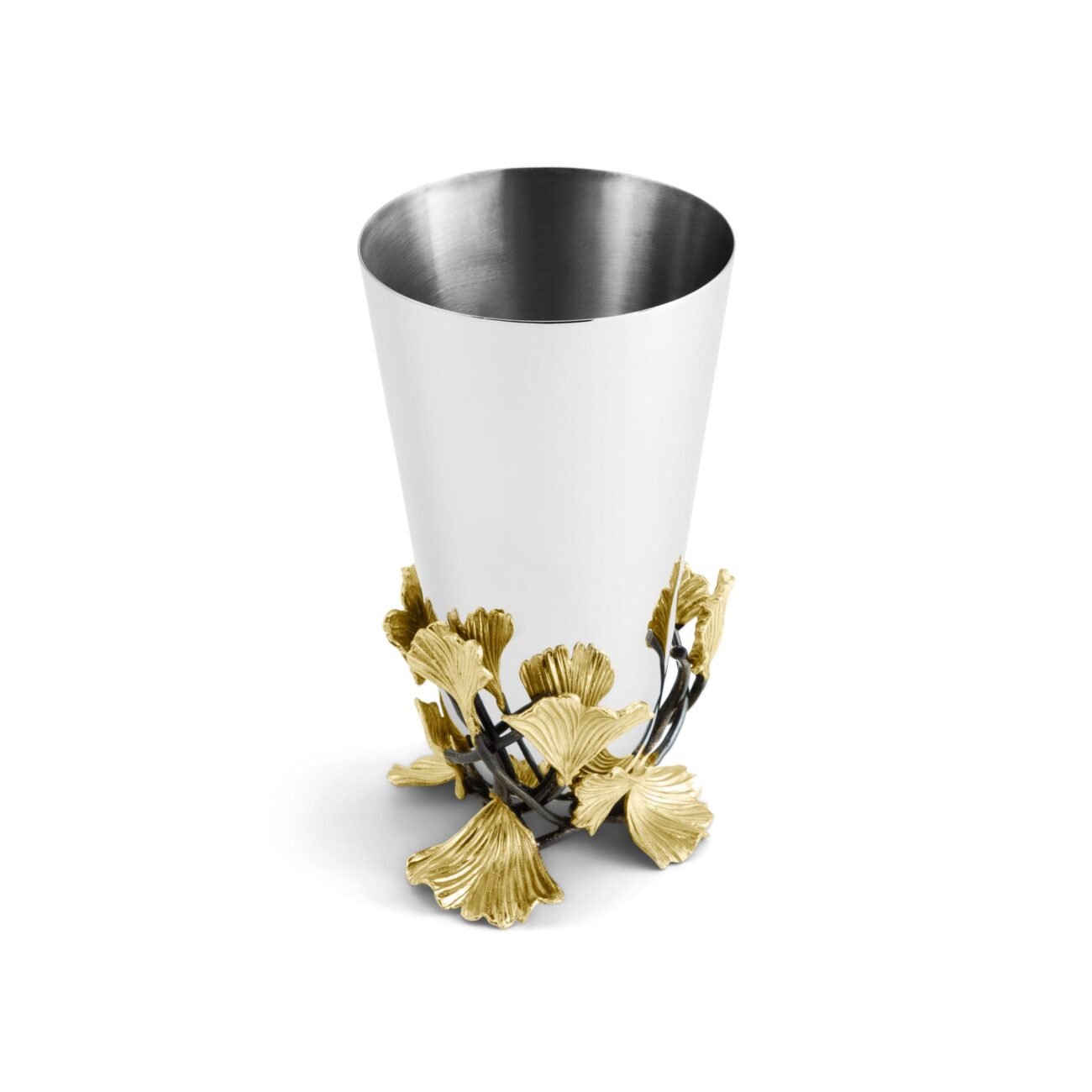Golden Ginkgo Bud Vase - Image 4