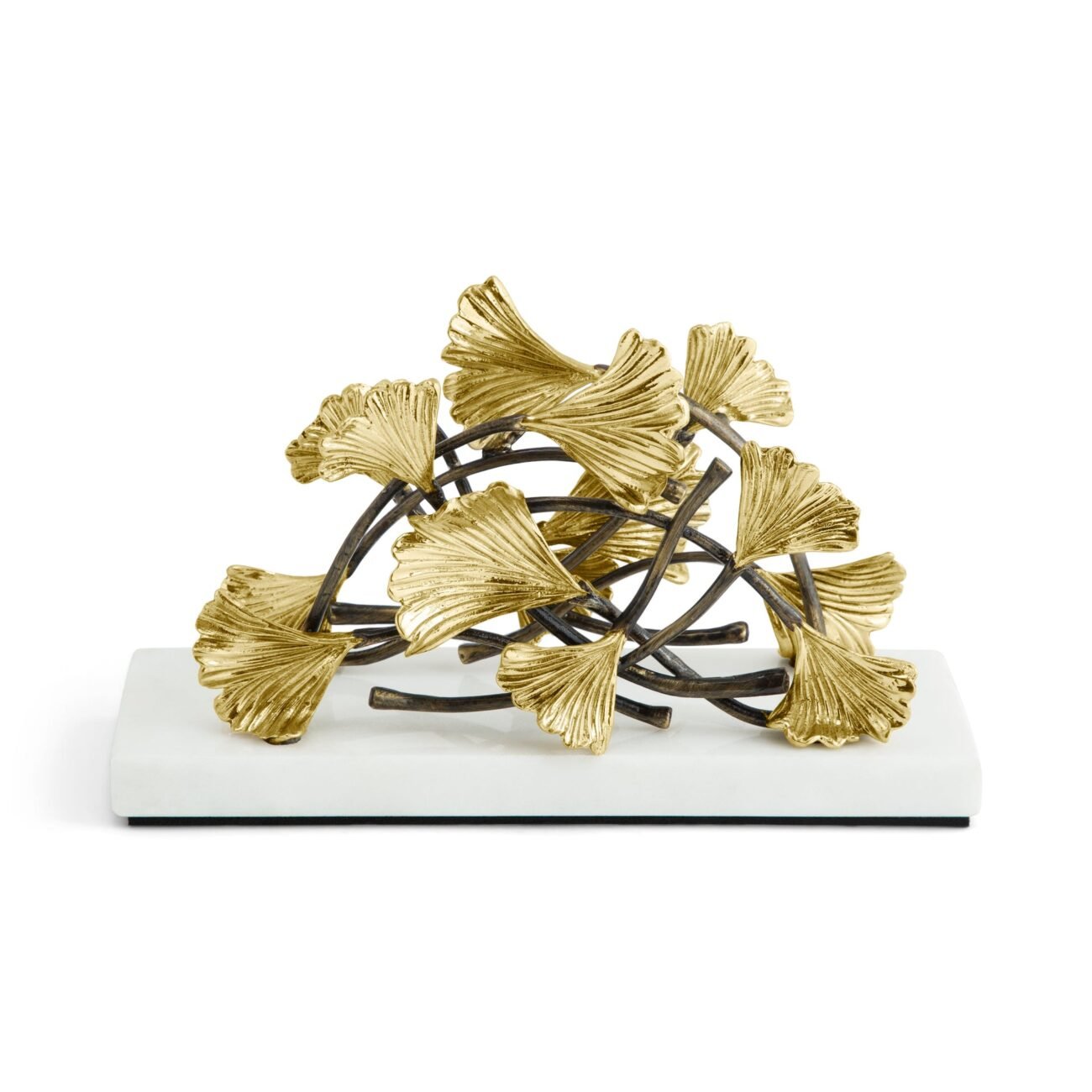 Golden Ginkgo Vertical Napkin Holder - Image 3