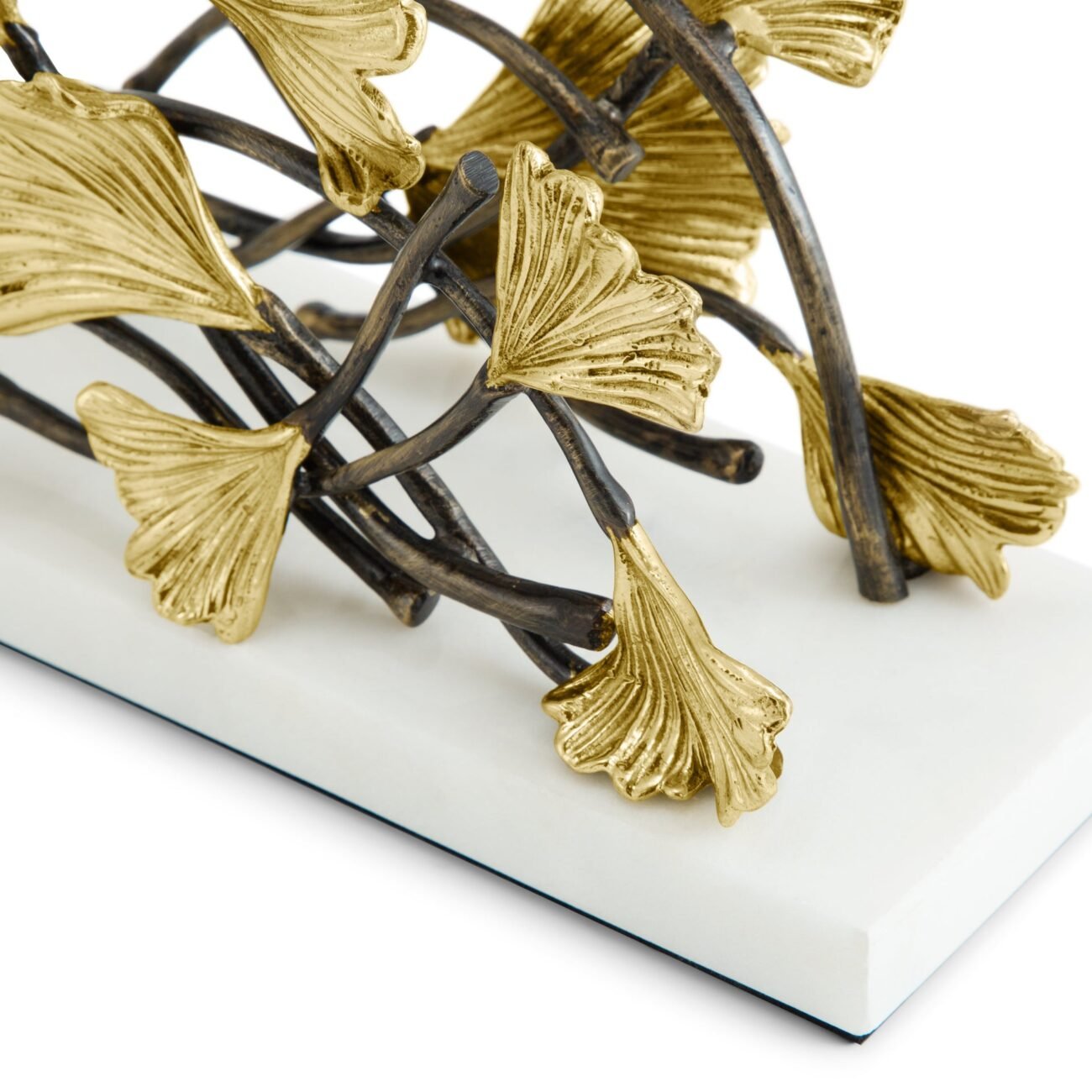 Golden Ginkgo Vertical Napkin Holder - Image 2