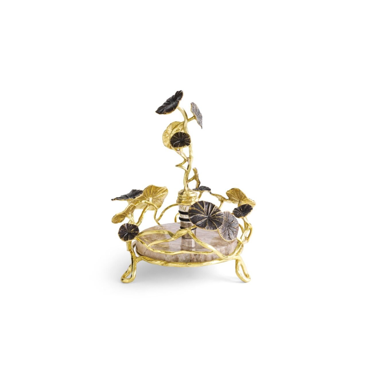 Monet's Garden Golden Sunset Coaster & Stopper Set - Image 3