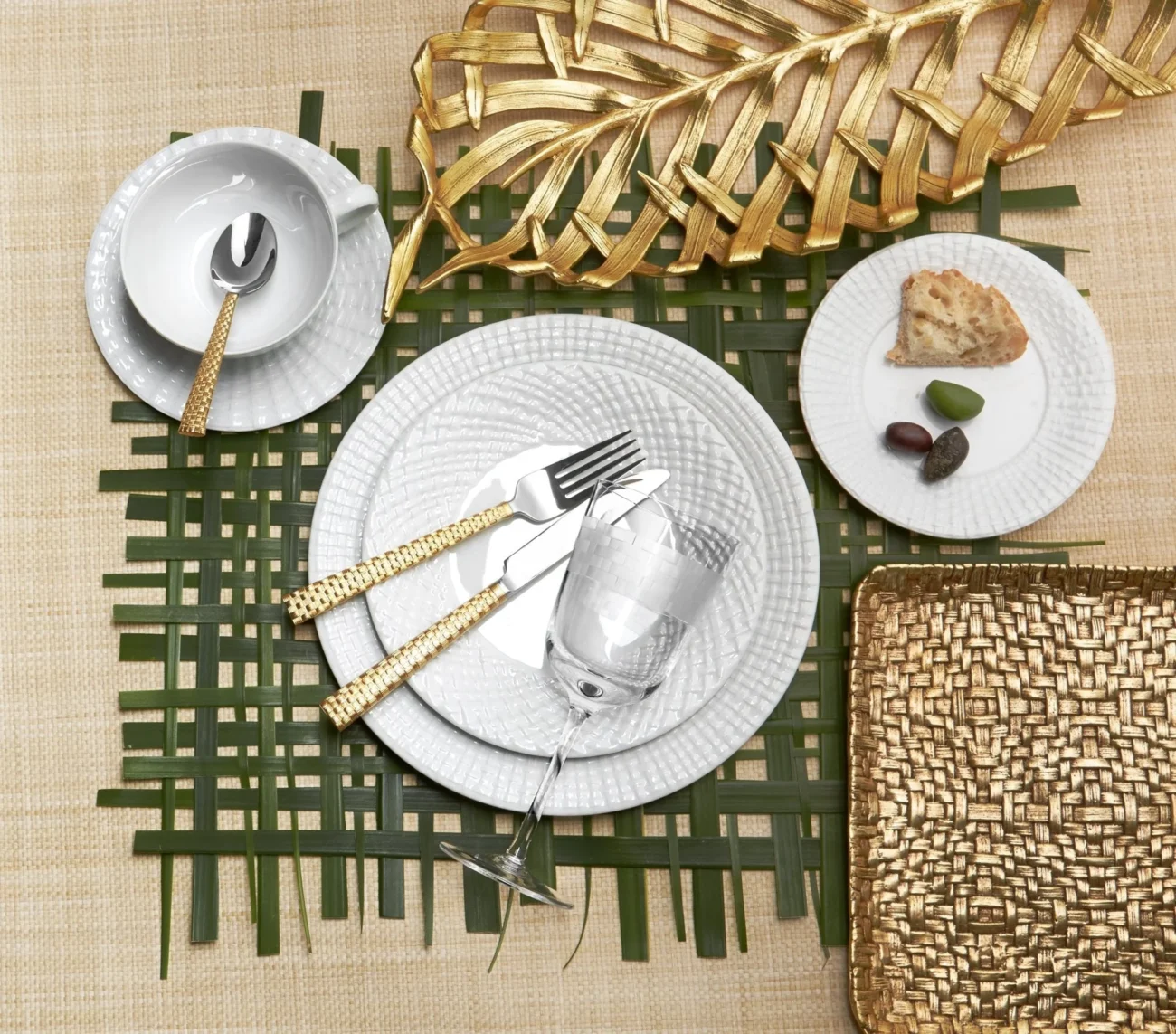 Palm Gold 5-Piece Flatware Set - Image 4